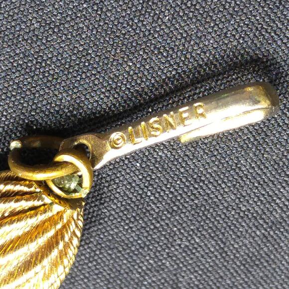 Lisner Aurora Borealis Crystal Beaded Necklace Gold Tone 1950s Vintage Jewelry - Picture 10 of 10